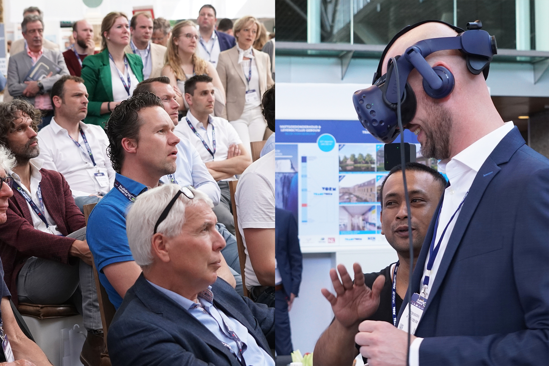 VR bril meetings sprekers presentaties